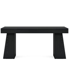 Executive Desk, Workstation With Double Trapezoid Base