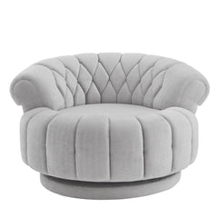 Round Swivel Accent Chair With Rotation