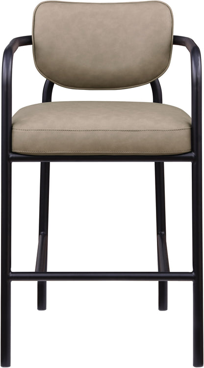 Serava - Vegan Leather Upholstered Bar Stool