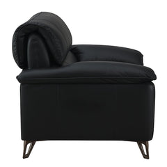 Eilene - Chair - Black Top Grain Leather