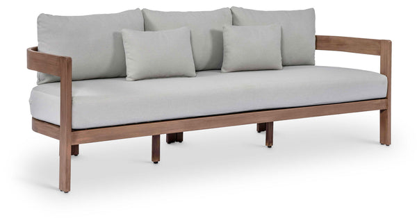 Newport - Water Resistant Fabric 86.75" Upholstered Outdoor Patio Sofa