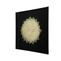Camilla - Square Shadow Box Wall Decor - Black White