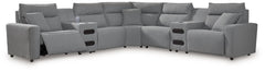 ModMax II - Salt And Pepper - Reclining Sectional