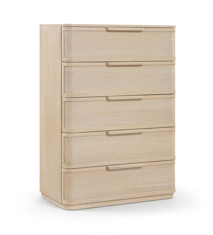 Tiberio - Oak Veneer And Solid Wood Chest