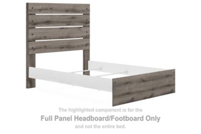 Graystorm - Full Panel Headboard/Footboard - Brown Gray