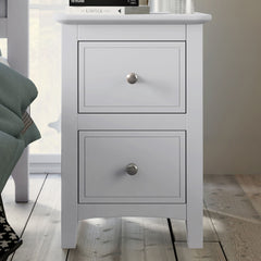 Modern Nightstand, Bed Side Table With 2 Drawers For Bedroom