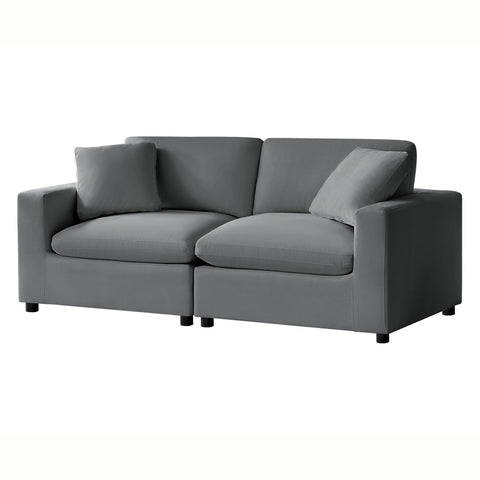 Caylie - Modular 2 Piece Sofa - Charcoal