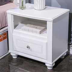 Kozlani - One Drawer Night Stand - White