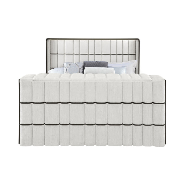 Isaiah - Bed With TV Lift-LED Speakers And Fireplace