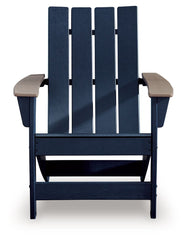 East Beach - Adirondack Chair - Black / Beige