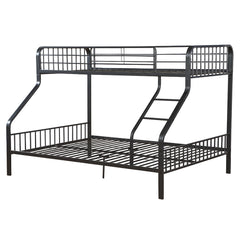 Caius - Twin Long/Queen Bunk Bed - Gunmetal