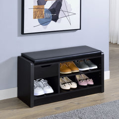 Astor - Open Shelf Storage Bench