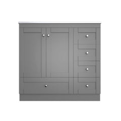 Shaker Free Standing Bathroom Vanity Cabinet With Sink, Soft Close Drawers, Soft Close Doors