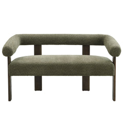 Modern Round Armrest Loveseat