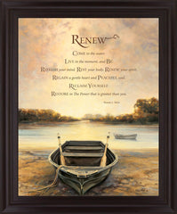 Golden Tranquility - 28" x 34" Framed Wall Art