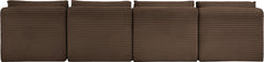 Shaggy - 4 Seat Modular Armless Sofa