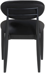 Riccio - Side Chair (Set of 2) - Black Frame