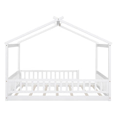 Bed House Bed Frame With Fence