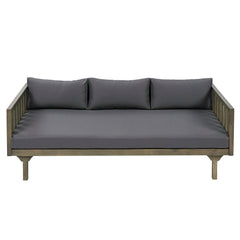 Claremont - 3 Seater Daybed Teak Acacia Wood Water Resistant Cushions