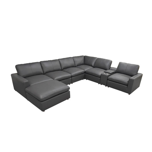 Large Seating Modular Upholstered Sectional