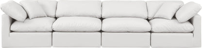 Indulge - Faux Leather 4 Seat Modular Sofa