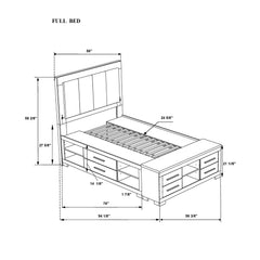 Emilia - 5 Piece Bedroom Set With Panel Headboard