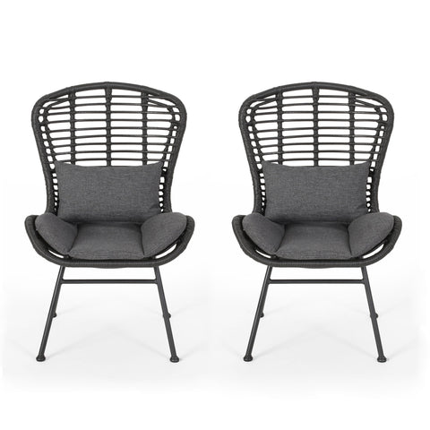 Calypso - Outdoor Chair With Water Resistance Cushion And Iron Frame