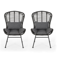 Calypso - Outdoor Chair With Water Resistance Cushion And Iron Frame
