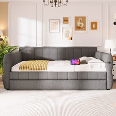 Upholstered Platform Bed With USB Charging
