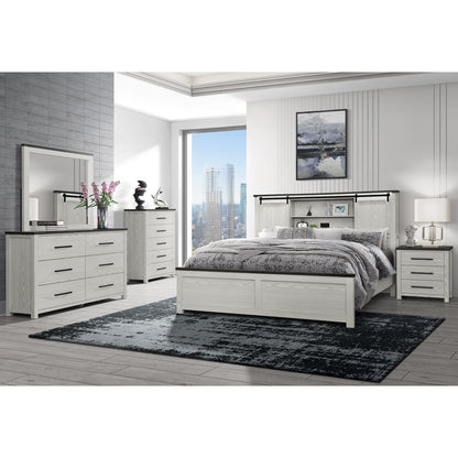 Avery - Mirror With Sleek Frame Large Scale Mirror For Dresser - Beige