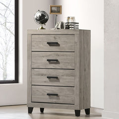Mari - Chest - Light Gray Finish