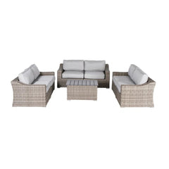 Stylish Sofa Seating Group With Cushions Perfect For Outdoor Gatherings