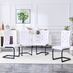 Alligator Skin Upholstered Dining Chairs