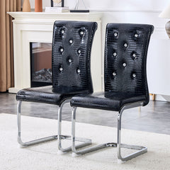 Elegant Design Upholstered Dining Chairs