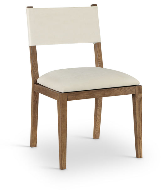 Avon - Linen Textured Performance Fabric Dining Side Chair (Set of 2)
