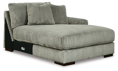 Lindyn - RAF Corner Chaise - Fog