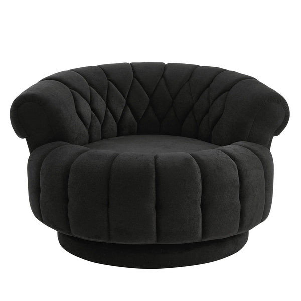 Round Swivel Accent Chair With Rotation