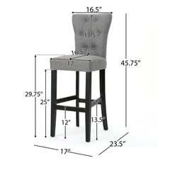 Elegant Barstool Set With Plush Cushioning