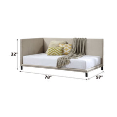 Yinbella - Full Daybed - Beige Linen