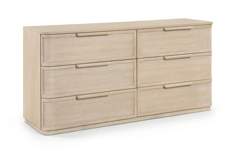 Tiberio - Oak Veneer And Solid Wood Dresser