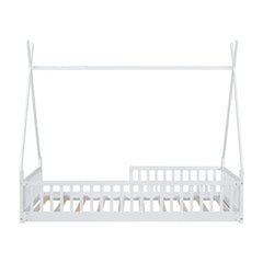 House Shaped Design Bed With Fence