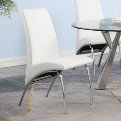 Darby - Upholstered Dining Side Chair (Set of 2) - White