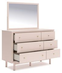 Wistenpine - Dresser And Mirror - Blush