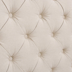 Fontana - Handcrafted Wingback Upholstered Platform Bed Frame