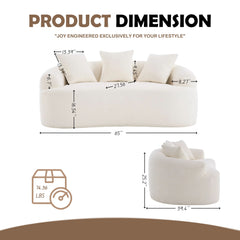 Loveseat Sofa, Compact Design For Small Spaces