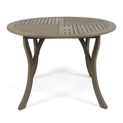Hermosa - Outdoor Acacia Wood Table Circular Design