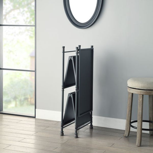 Cordelia - Console Table - Sandy Black, Dark Bronze Hand-Brushed