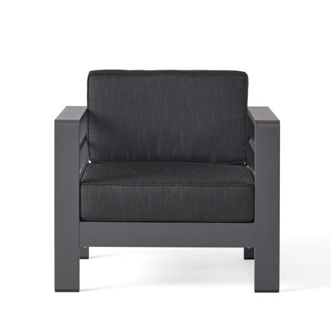 Cape Coral - Club Chair - Dark Gray