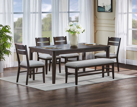 Higgins - Bench - Dark oak