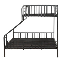 Caius - Twin Long/Queen Bunk Bed - Gunmetal